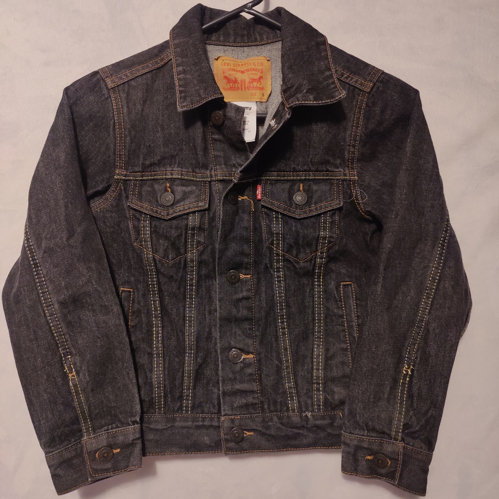 Levi's Kids Dark Blue Denim Jacket